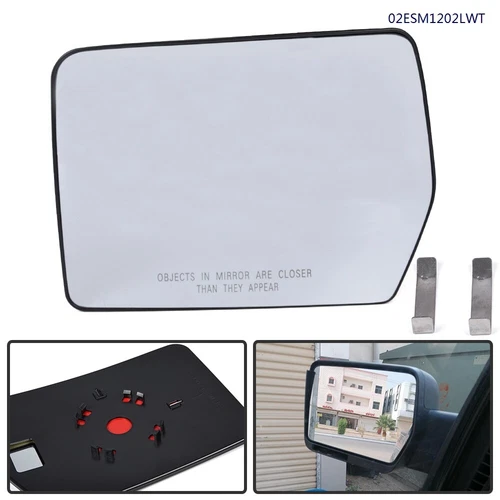 Power Mirror Glas Left Lh Fit For 04-10 Ford F150 2006-2008 Mark LT Pickup Truck