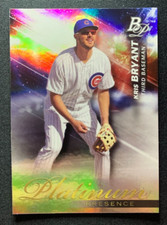 2018 Bowman Platinum Presence #PP-10 Kris Bryant Cubs