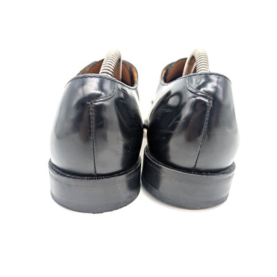 Cole Haan Black Leather Apron Toe Oxford Dress Shoes Men display picture 2