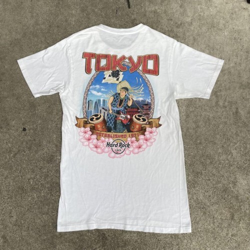 Hard Rock Cafe TOKYO Japanese Illustration Kabuki T-shirt