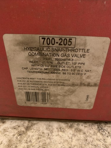 ROBERTSHAW 700-205 Gas Valve 23UP05 - Picture 6 of 6