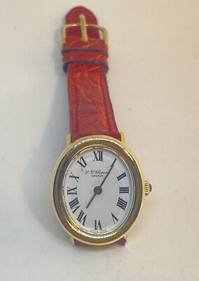 CHOPARD GENEVE DAMENUHR IN 750/- GELBGOLD HANDAUFZUG