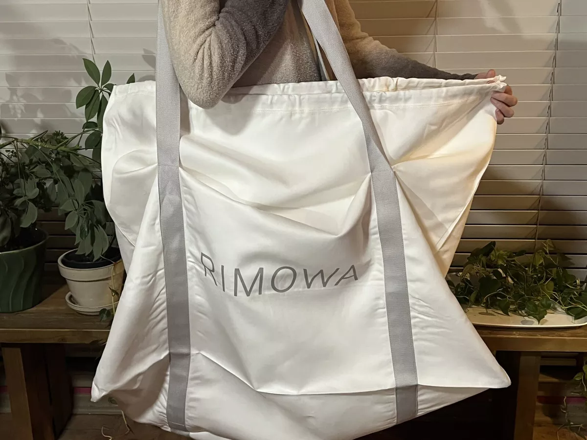 Rimowa Dust Bag White Gray Tote Style 31 x 25 x 14