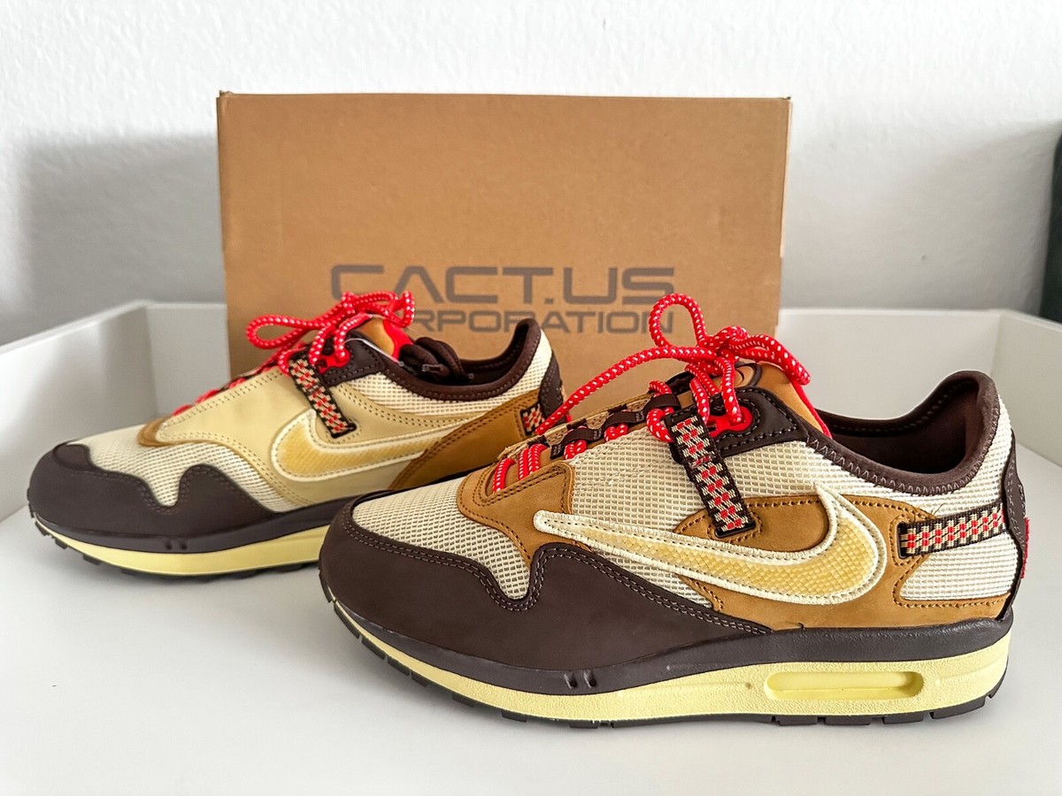 Nike Air Max 1 Travis Scott Cactus Jack Baroque Brown /Lemon