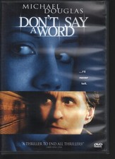 Don't Say a Word DVD - free shipping
