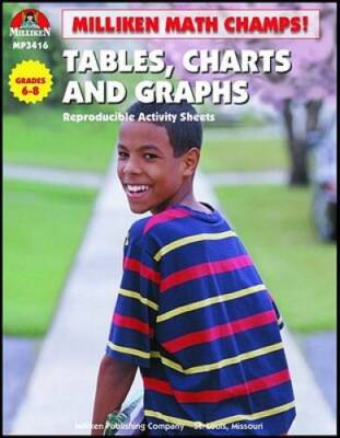 Math Champs Tables, Charts, and Graphs - Paperback By Yager, Tom - GOOD