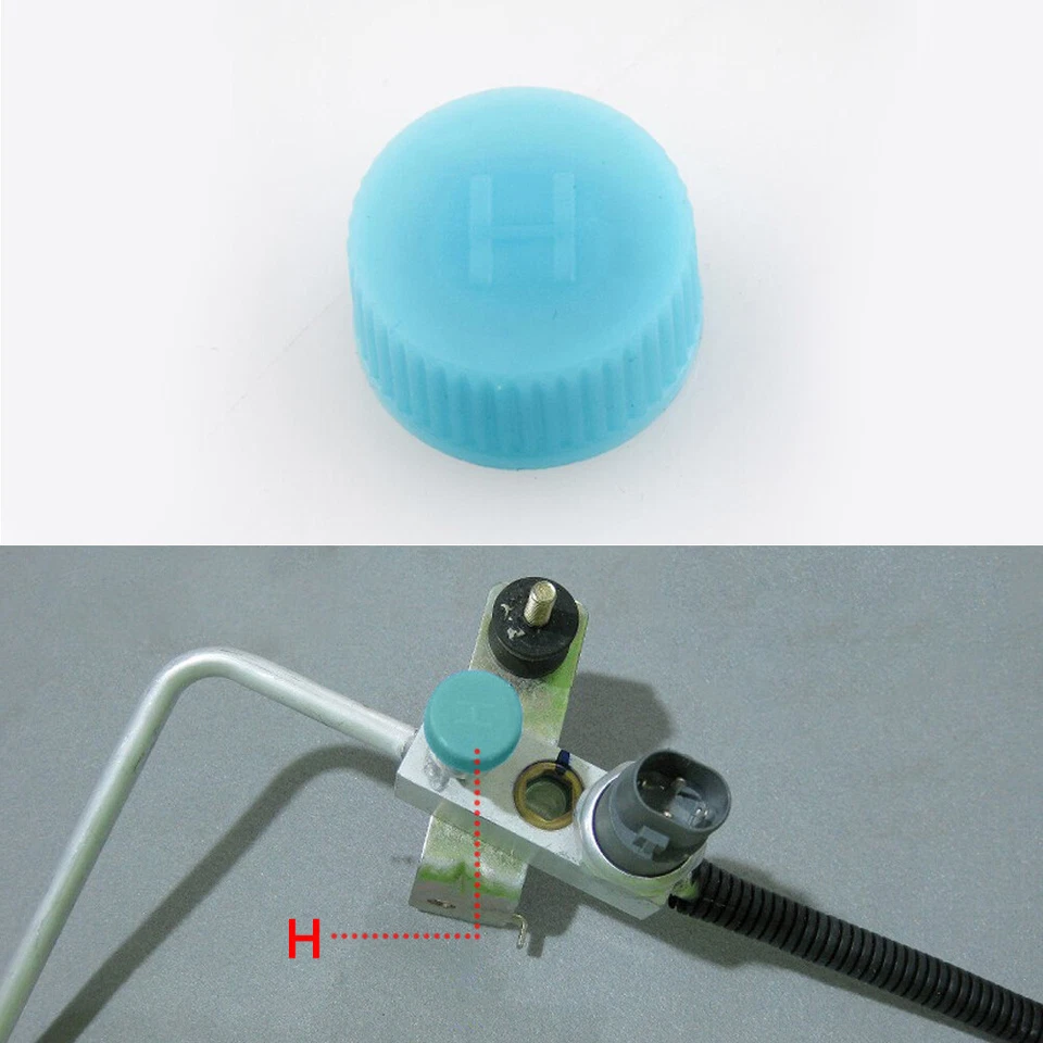 2Pcs Blue High & Low Pressure AC A/C System Valve Caps Air Conditioning Service - Image 4 of 4