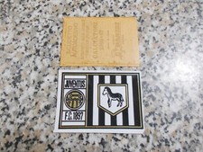 SCUDETTO JUVENTUS ALBUM CALCIATORI PANINI 1966-67 1967 ORIGINAL NUOVO CON VELINA