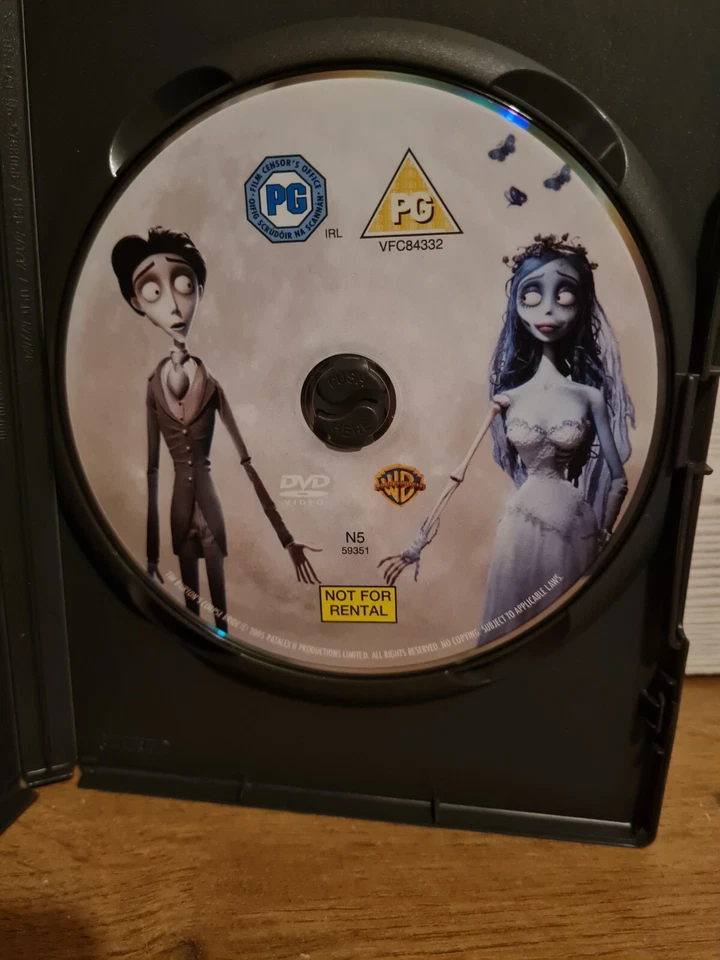 Halloween Bundle X4 Corpse Bride (DVD, 2007) Spielberg Tim Burton [Reg 2] [UK] - Image 3 of 4
