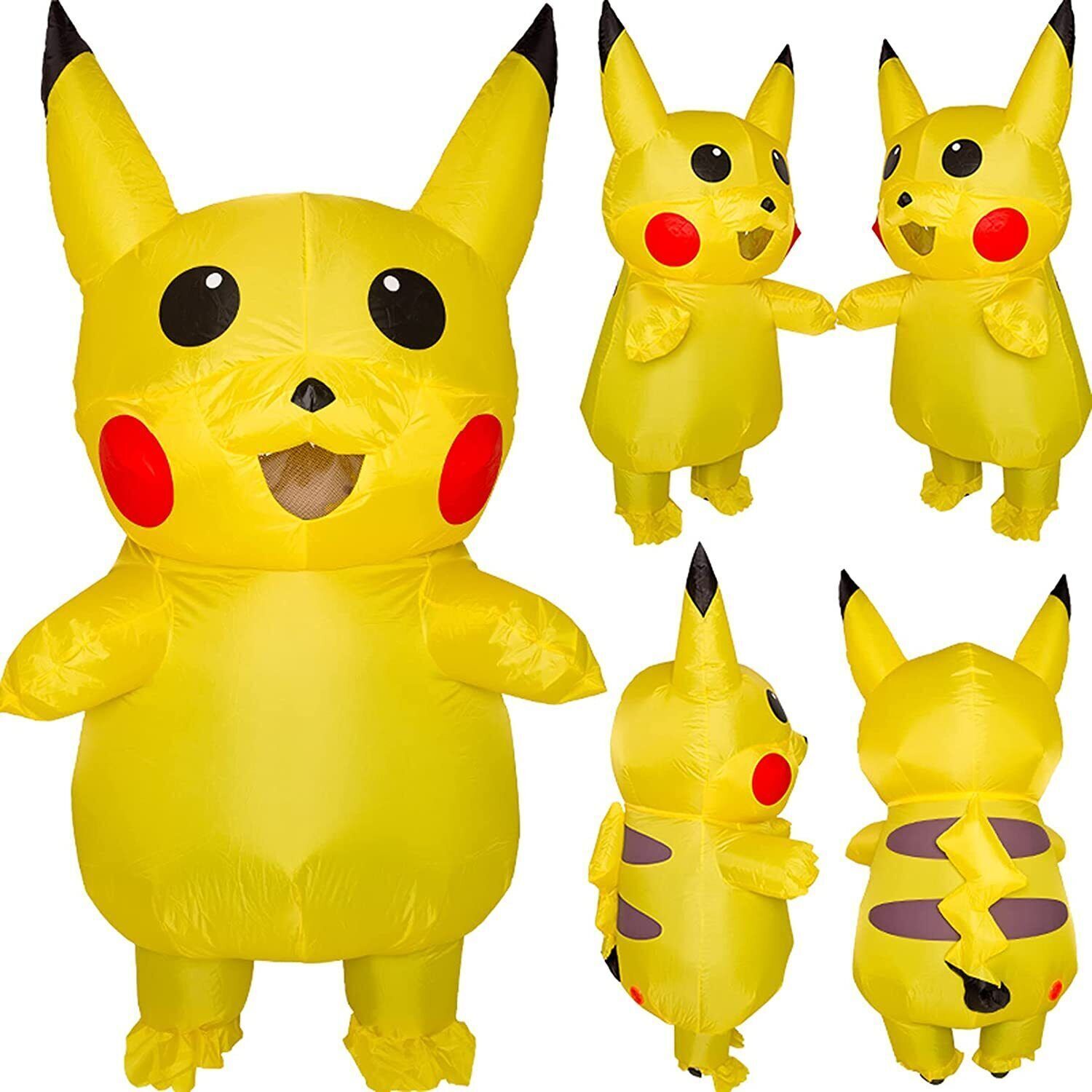 LE POKÉMON GO PIKACHU MASCOTTE COSTUME ADULTE ACHETER DÉGUISEMENT PIKACHU  PAS CHER HALLOWEEN ADORABLE