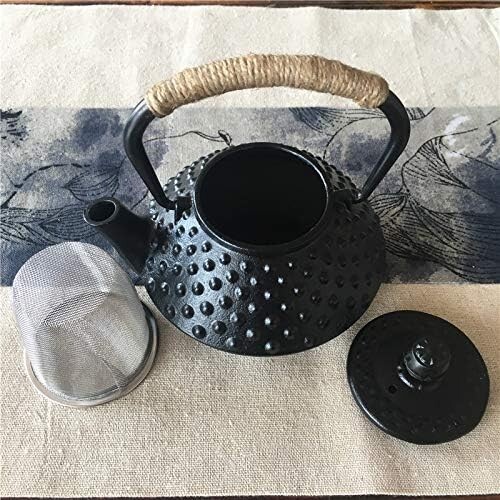 Hwagui Tetsubin Iron Teapot Nambu Ironware Nambu Tekki Hail 0.3L Spike Black NEW - Picture 5 of 7