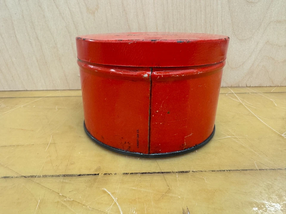 ¡LUBRICANTES PARA ENGRANAJES Y CHASIS VEEDOL DE COLECCIÓN LATA DE GRASA DE 1 LB! TIDE WATER OIL CO. Foto 3 de 4