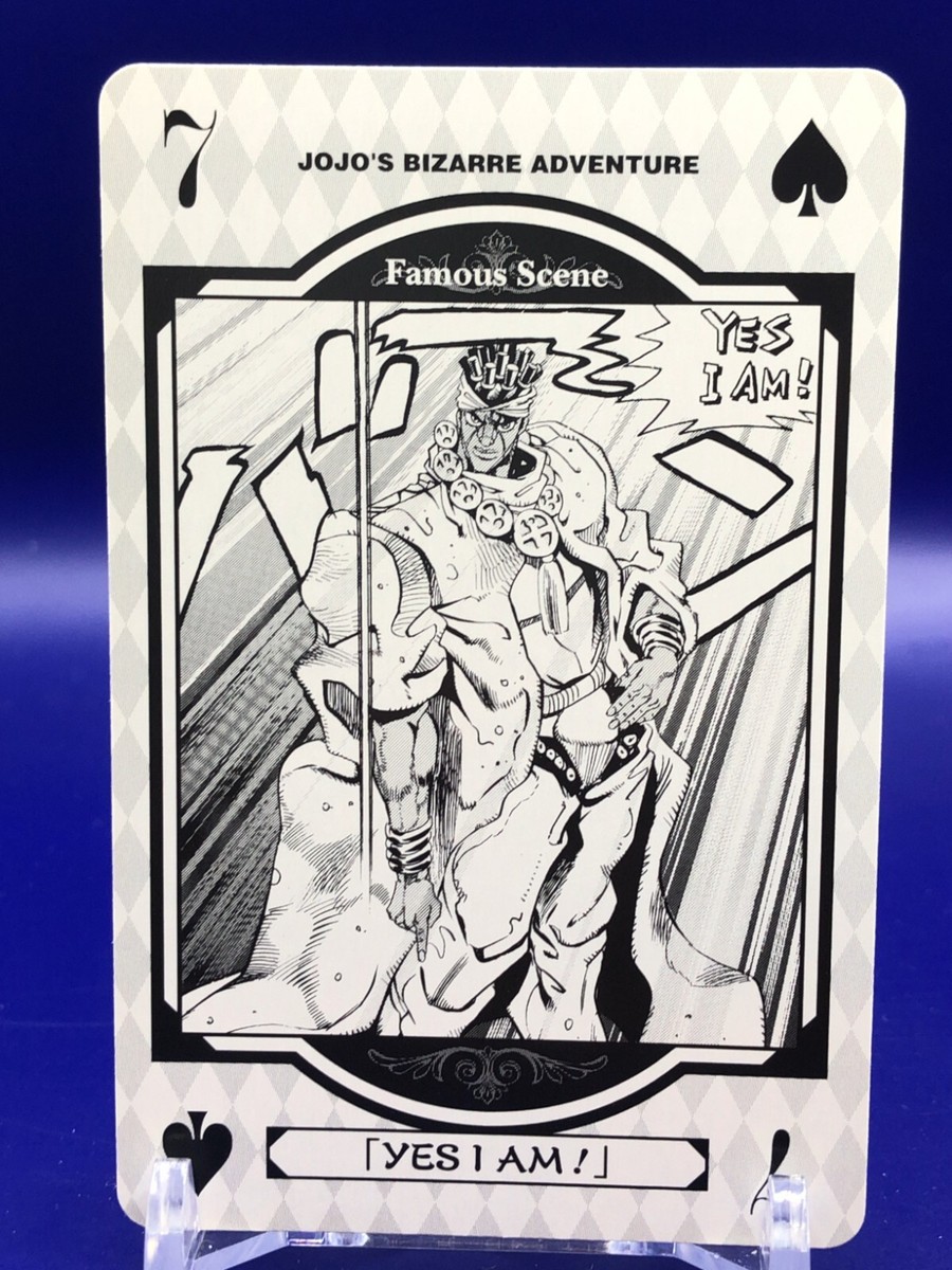 Avdol JoJo's Bizarre Adventure Famous Scene Playing Card Shueisha