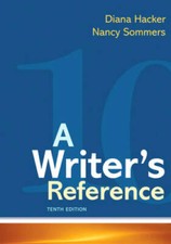 A Writers Reference - Spiral-bound By Hacker,...