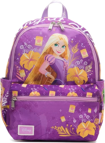 Nylon Backpack 13" - Disney - Tangled Rapunzel Strong at Heart Purple Girls Bag