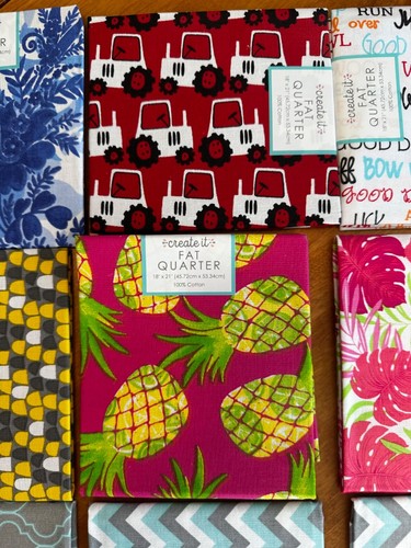 9 FABRIC FAT QUARTERS CREATE IT WAVERLY SINGLE FAT QUARTERS 100% COTTON SEWING - Picture 3 of 7