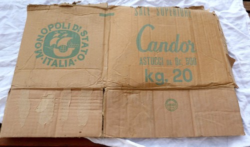 CANDOR TOP SALZ STAATSMONOPOL TEIL KARTON 2 SEITEN 40 X 60 CM