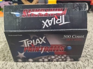 Triax Paintballs Color Green 0.68 Caliber