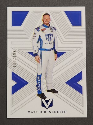 2023 Panini Chronicles NASCAR Racing Vertex #3 Matt DiBenedetto Blue #100/199