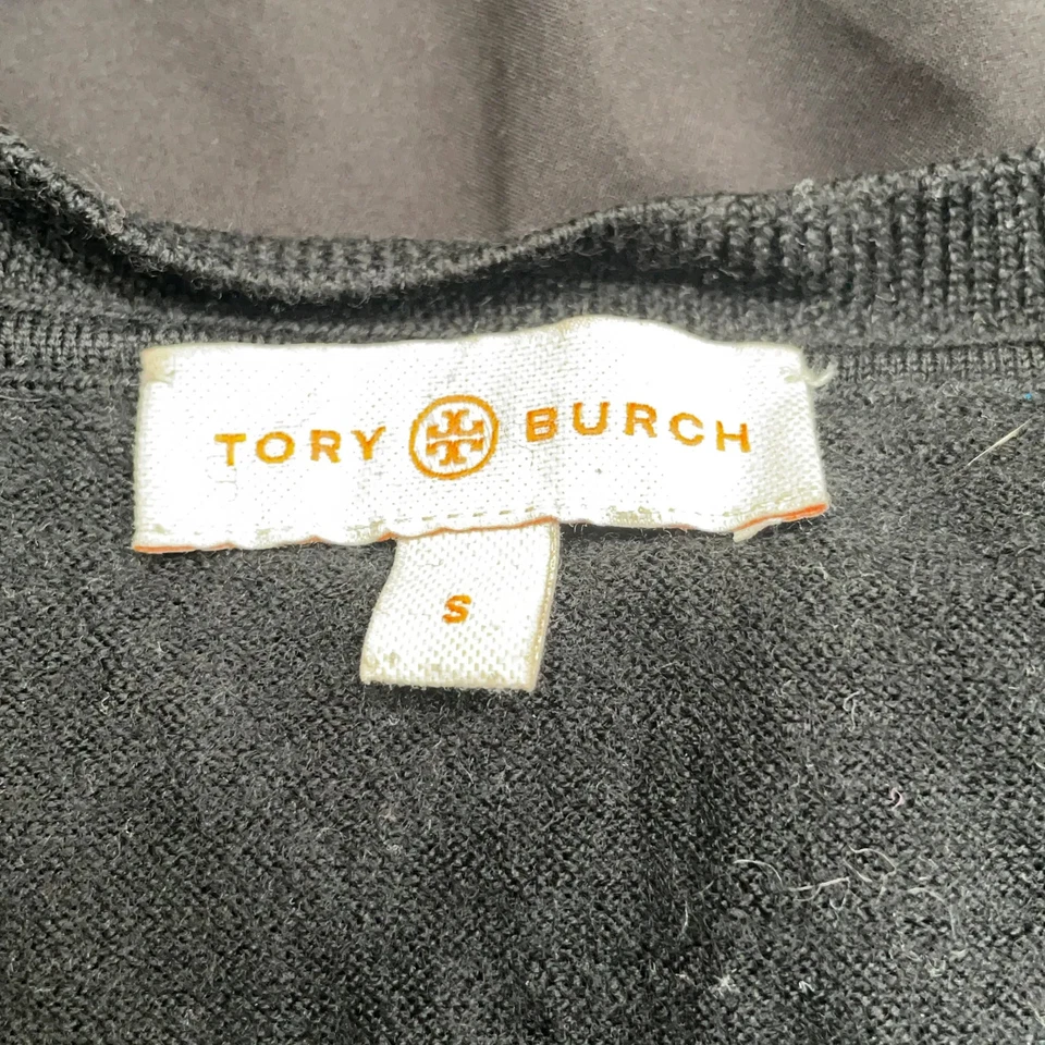 Tory Burch, pull en tricot, taille : S, noir #o85 - Photo 3/4
