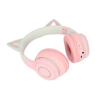 Cat Ear Gaming-Kopfhörer Wireless Faltbare Musik-Headset Mit LED-Licht