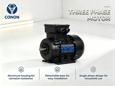 2 Pole 2800 Rpm Three Phase Electric Motor 0.18KW-3KW Free Postage In Metro Area