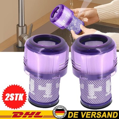 2x Ersatz-Filter Staubsauger Dyson V12 Detect Slim Absolute Ersatzfilter HEPA