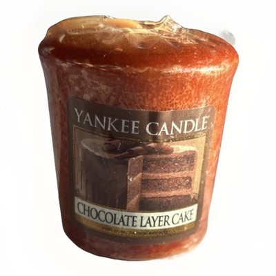 Yankee Candle Chocolate Layer Cake Votive Sampler Retired Scent 1.75oz