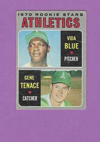 1970 Topps Athletics Pitcher Vida Blue #21 Rookie Baseball Card