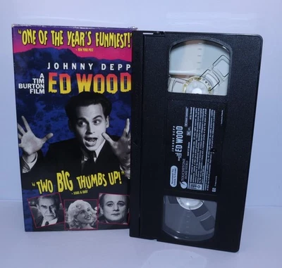 Ed Wood Johnny Depp (VHS, 1995) - Image 1 of 4