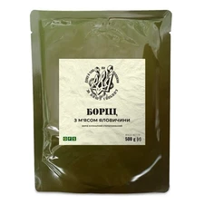 MRE Army Meal Borsch Ready to Eat Emergency FOOD Supplies Genuine Ukrainian