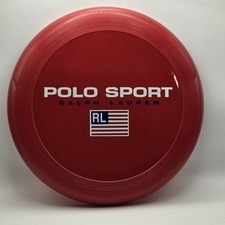 Polo Sport Ralph Lauren Red Beach Frisbee Vintage America Flag