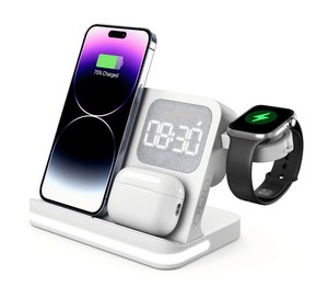 3in1 15W Station d'accueil rapide sans fil pour Apple Watch 10 9 iPhone 16 15 14
