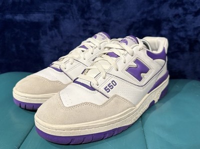 New Balance 550 White Purple bb550wr1 Mens 9.5 | Womens 11