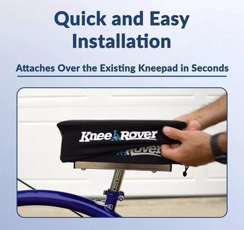 New NIB KneeRover Memory Pad Knee Scooter Pad Cover Cushion - Picture 4 of 10