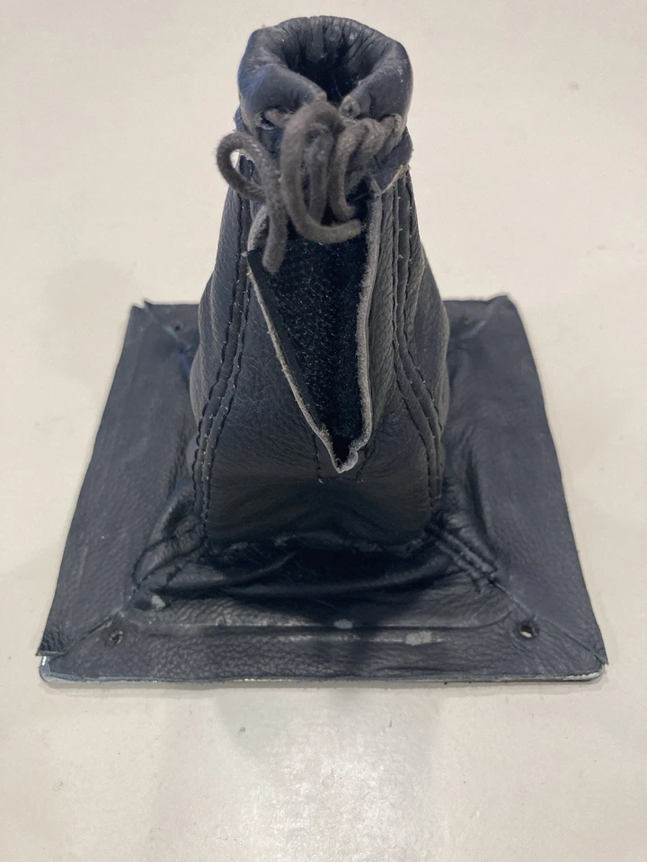 Ford Mustang 1965 1966 1967 1968 puntada negra cuero real bota de cambio 65 66 67 Foto 2 de 4