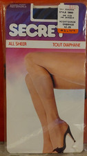Vintage Pantyhose Secret All Sheer Rare Color Soft Nightshade One Size BAMA2