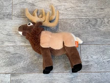Wild Republic Moose Elk Plush Stuffed Animal Brown Reindeer 15" Standing Hunting