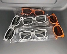 LG 3D Glasses AG F200 Cinema Glasses 5 Pair - 2 Orange, 3 White