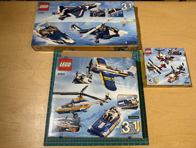 Lot of 3 New LEGO Creator Blue Power Jet 31039 Aviation Adventures  31011 2015
