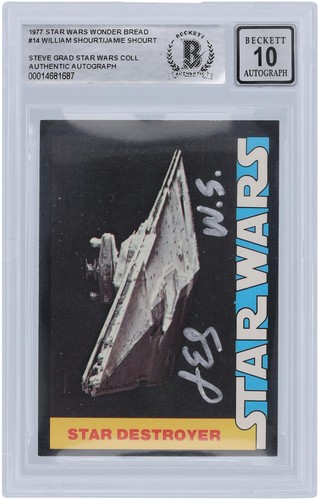 1977 Topps Star Wars #14 Luke checks out his new droid — AUTH (grade unconfirmed)