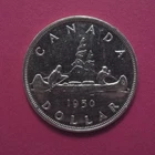 1950 CANADA Silver Dollar BU Cond -