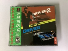 Driver 2/Driver Twin Pack (Sony PS1, 2004) Both Games CIB Manual Tested & Works