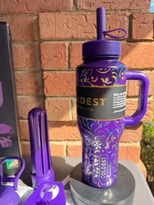 SALE 2Day  Rare Coldest 36oz Limitless  PURPLE MOON FLORAL V8 -RARE,Leak proof 