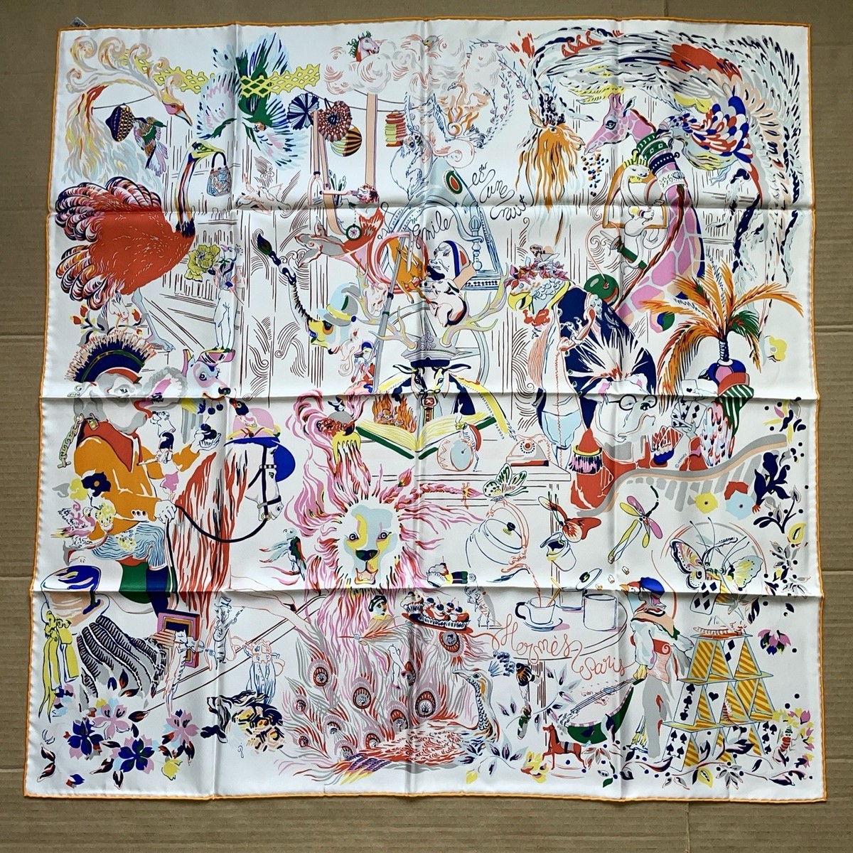 New Hermes Silk Emile Et Une Nuit scarf 90 34