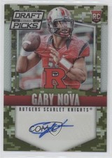 2015 Panini Prizm Collegiate Draft Picks Camo 58/199 Gary Nova #185 Auto d4k