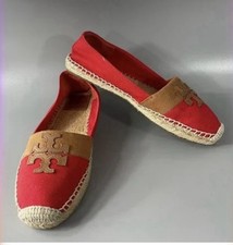 Tory Burch espadrille Size 7 Brown/orange Shoes