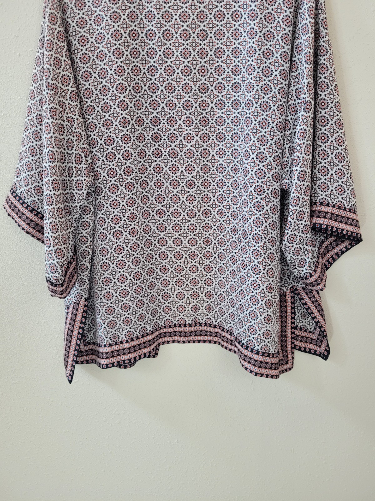 Pre-Owned MAX STUDIO 1X Patterned Open Front 3/4 … - image 12