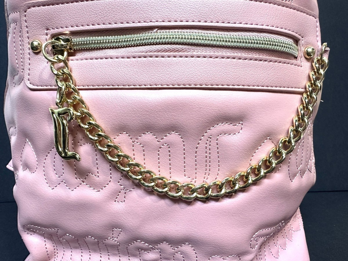 Juicy Couture Puff Quilted Backpack Taffy Juicy Couture Puffy Logo Quilted Backpack New | Mercari main image 3