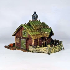 3d Printed Farmstead 28mm Miniatures, DnD, Tabletop, RPG, War Game